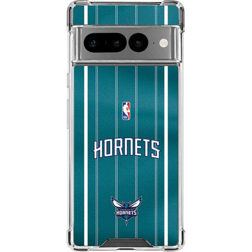 NBA Charlotte Hornets Jersey Google Pixel 7 Pro Clear Case